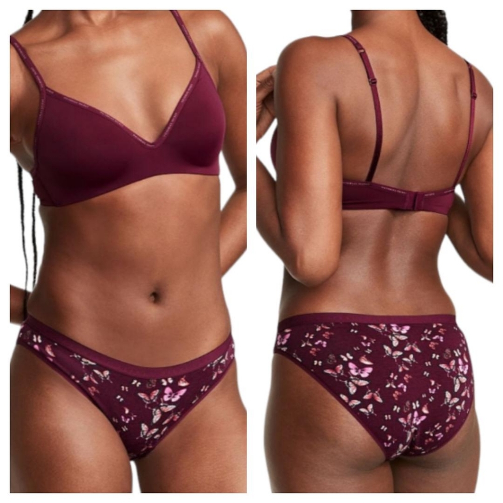 Victoria's Secret Stretch Cotton Bikini Panty Panties Underwear Undies WOMEN'S L